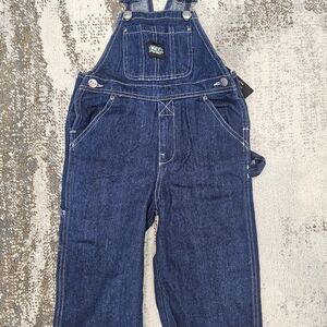 KEY Denim Overalls in Dark Blue